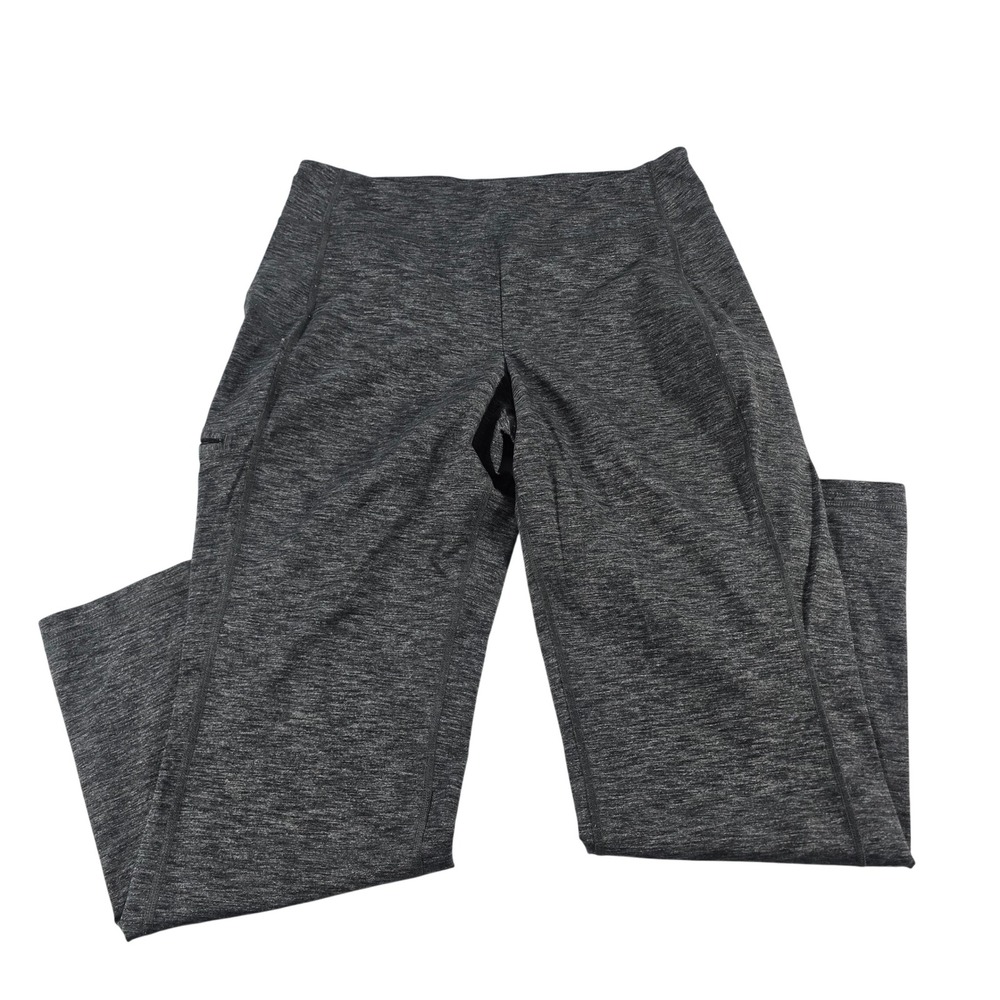 Duluth Trading Co Womens Gray Heathered Straight Leg Yoga Pants M x 29 15771